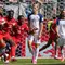 Pemain Timnas Kanada, Cyle Larin, merayakan gol yang dicetaknya ke gawang Bosnia-Herzegovina dalam laga pertama Grup B Piala Dunia 2026 di Toronto, Sabtu (13/6/2026) dini hari WIB. (AP Photo/Stephanie Scarbrough)