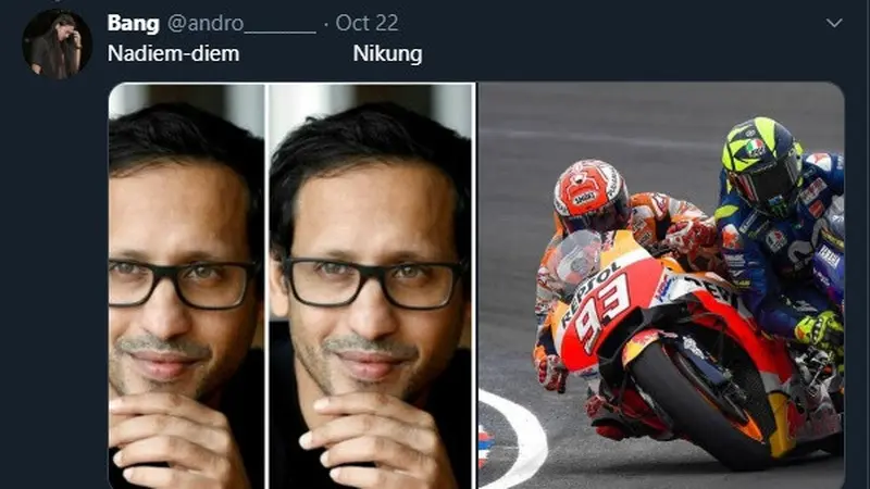 6 Cuitan Kocak Nadiem Makarim ala Netizen Ini Bikin Ketawa