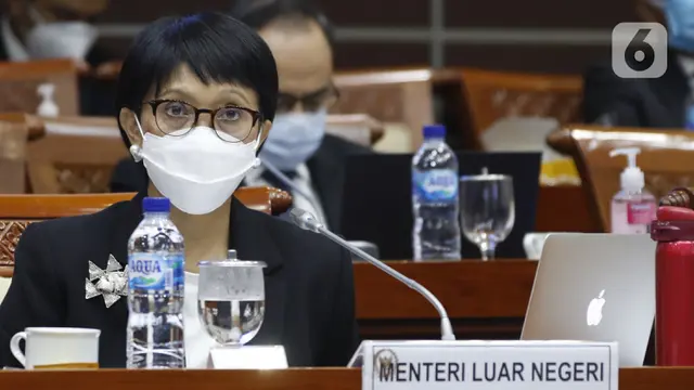 Bahas Diplomasi Vaksin COVID-19, Menlu Retno RDP dengan Komisi I DPR