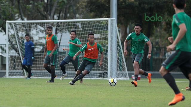Timnas Indonesia U-23, Sesi Latiahn Timnas U-23, Bola.com