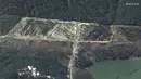 Gambar Citra satelit menunjukkan kuburan massal yang dibangun di dekat Kahramanmaras, Turki, Minggu, 12 Februari 2023. Sepasang gempa bumi pada 6 Februari menewaskan ribuan orang dan meruntuhkan ribuan bangunan di Turki tenggara dan Suriah utara. (Satellite image ©2023 Maxar Technologies via AP)