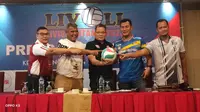 Perwakilan empat tim yang bertarung pada Babak Final Four Livoli Divisi Utama 2023 berambisi jadi juara tahun ini. (Bola.com/Gatot Sumitro)