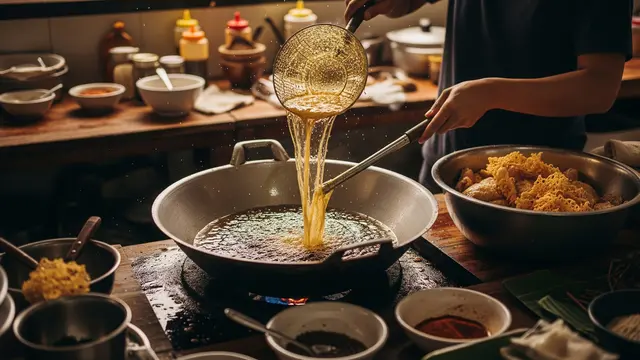 Membuat Kremesan Bersarang