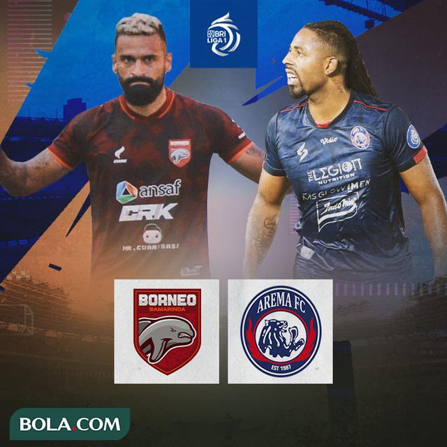 BRI Liga 1 - Duel Striker - Borneo FC Vs Arema FC