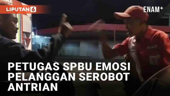 VIDEO: Viral Petugas SPBU Emosi ke Pelanggan, Dua Kali Serobot Antrian
