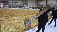 Ini Rekor Piza Terbesar di Dunia