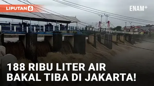 VIDEO: Hujan Deras, Katulampa Bogor Siaga 3