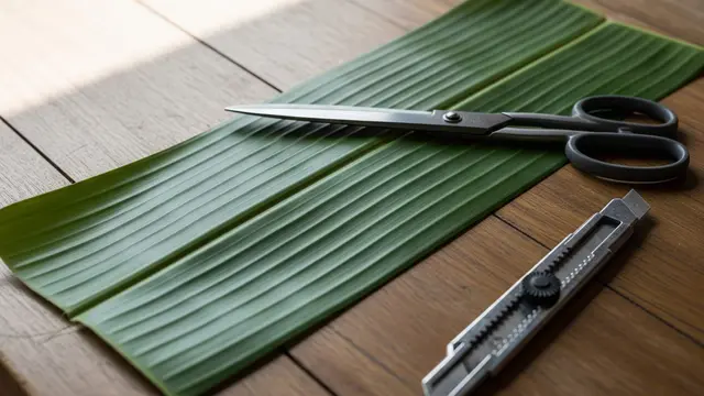 Cara Buat Polybag dari Daun Pisang