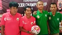 Persija U-21 menjalani debut di ISC U-21 2016 menjamu Bhayangkara Surabaya United U-21, Minggu (21/8/2016). (Bola.com/Gerry Anugrah Putra)