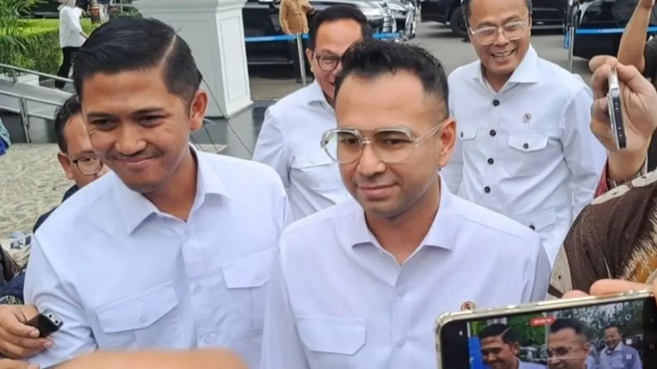 Utusan Khusus Presiden Bidang Pembinaan Generasi Muda dan Pekerja Seni, Raffi Ahmad.