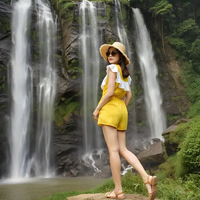 Romper dengan Aksen Ruffle