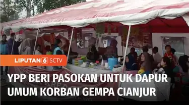 Yayasan Pundi Amal Peduli Kasih, YPP SCTV-Indosiar dan Kementerian Sosial, serta kepedulian pemirsa, hadir di tengah masih banyaknya pengungsi bencana gempa cianjur yang tinggal di pengungsian. Kali ini, YPP memasok kebutuhan bagi dapur umum.