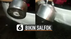 Tutorial video memperbaiki body mobil penyok ini menjadi lucu ketika perekam video sulit mengatakan suatu kata.