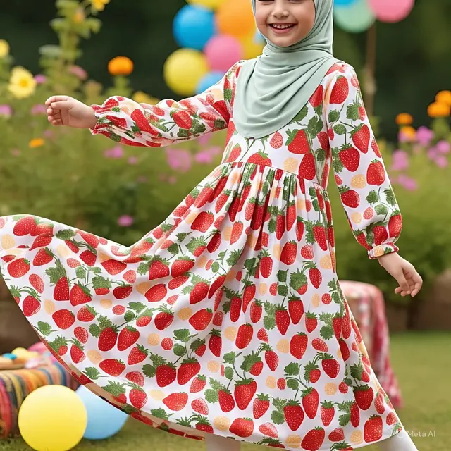 Circle Gamis Motif Fruity