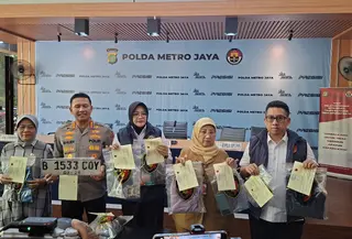 Konferensi Pers Kasus Pelecehan Seksual Penumpang Taksi Online di Jakarta