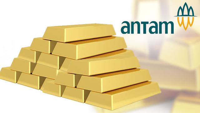 Ilustrasi harga emas antam