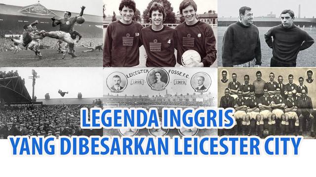 Leicester City pernah melahirkan banyak pesepak bola hebat yang menjadi legenda di Inggris seperti Gordon Banks, Peter Shilton dan Gary Lineker. (sumber foto @Vintage Footy)