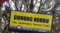 Gunung Korbu di Malaysia. (Dok: Gunung Bagging)