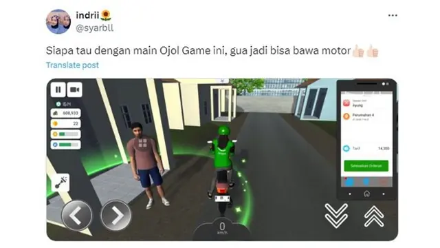 7 Curhatan Netizen Main Simulator Ojol The Game Ini Bikin Senyum Sendiri