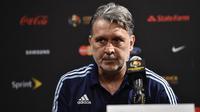 Gerardo Martino dikabarkan melepaskan jabatan pelatih tim nasional Argentina pada Selasa (5/7/2016). (AFP/Nicholas Kamm)