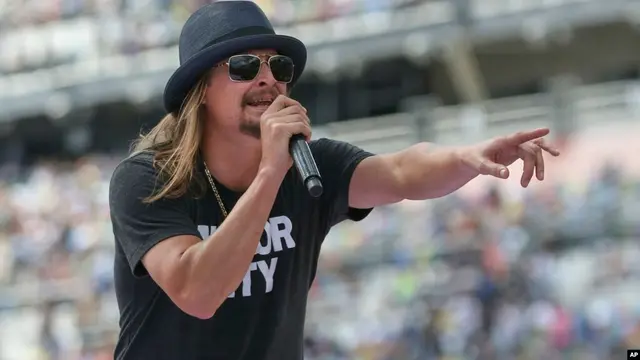 Penyanyi Kid Rock akan tampil di berbagai acara pelantikan Presiden AS Donald Trump selama akhir pekan. (AP)
