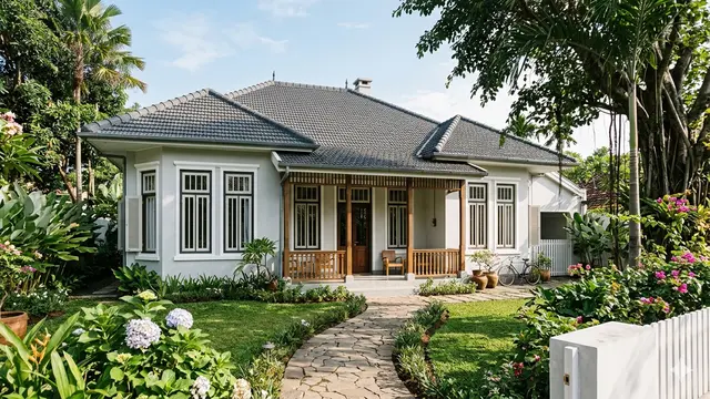Desain Rumah Tempo Dulu yang Tetap Minimalis. Gemini