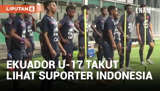 VIDEO: Lawan Indonesia U-17, Pemain Ekuador U-17 Gugup