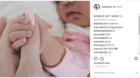 Foto dengan like terbanyak adalah foto baby Stormi Webster yang diunggah Kylie Jenner (Sumber: Instagram)