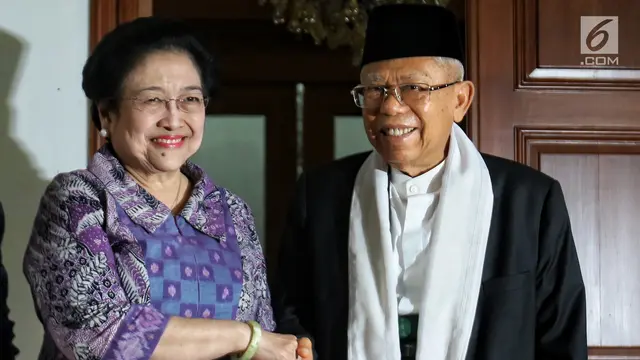 Ma'ruf Amin Datangi Megawati