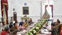 Presiden Jokowi menerima pimpinan Dewan Pers di Istana. (Foto: Rusman - Biro Pers Sekretariat Presiden)