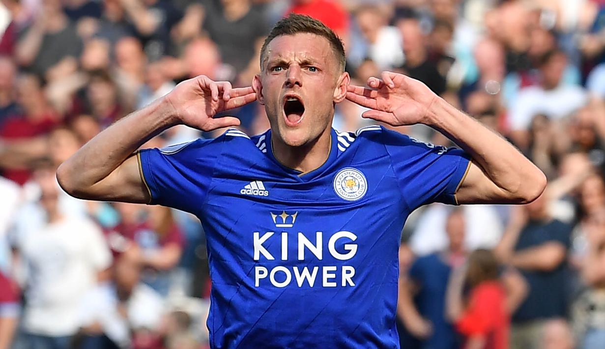 5. Jamie Vardy (Leicester) - 18 Gol. (AFP/Ben Stansall)