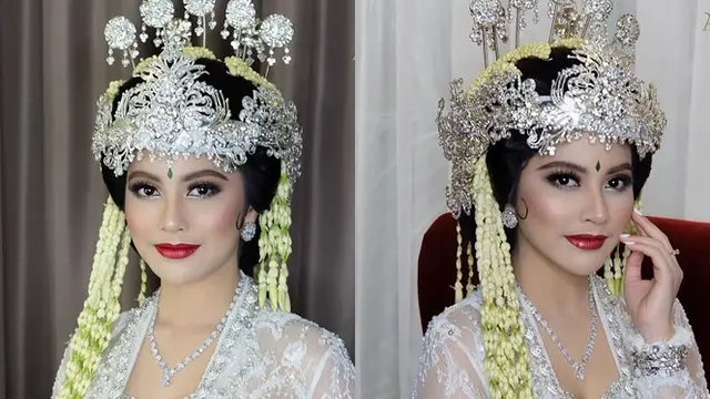 Sah Jadi Suami-Istri, Ini 6 Momen Pernikahan Tiwi Eks T2 dengan Adat Sunda