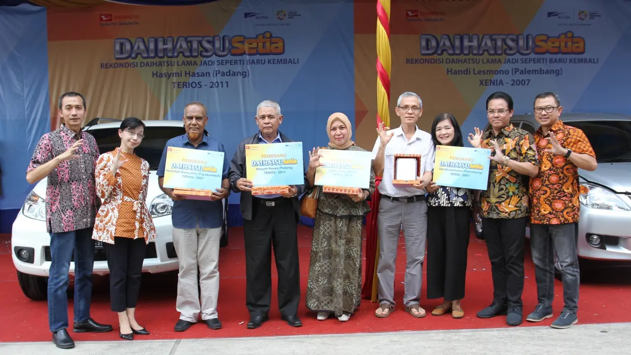 Daihatsu Sulap 7 Mobil Lama Konsumen di Sumatera Jadi Baru (Foto: ADM)