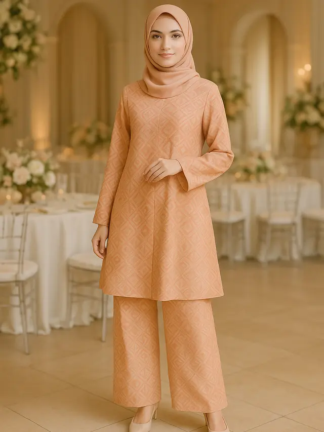 Model Batik Syar’i 2025 dengan Warna Pastel