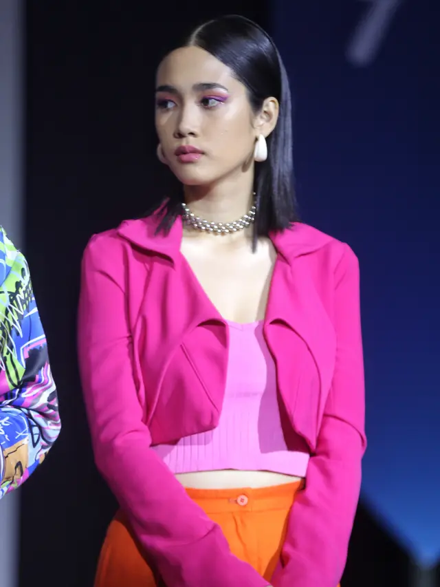 Nura Datau dalam Press Event: A+ Trailer Watch Party, di kawasan SCBD, Jakarta Selatan, Jumat (19/5/2023). (Foto: Adrian Putra/Fimela)