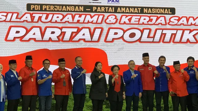 Ketua Umum PAN Zulkifli Hasan (Zulhas) melakukan pertemuan dengan Ketua Umum PDIP Megawati Soekarnoputri yang juga turut ada bakal capres Ganjar Pranowo.