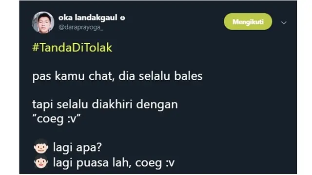 7 Tanda Ditolak Oleh Gebetan Ini Bikin Senyum Kecut
