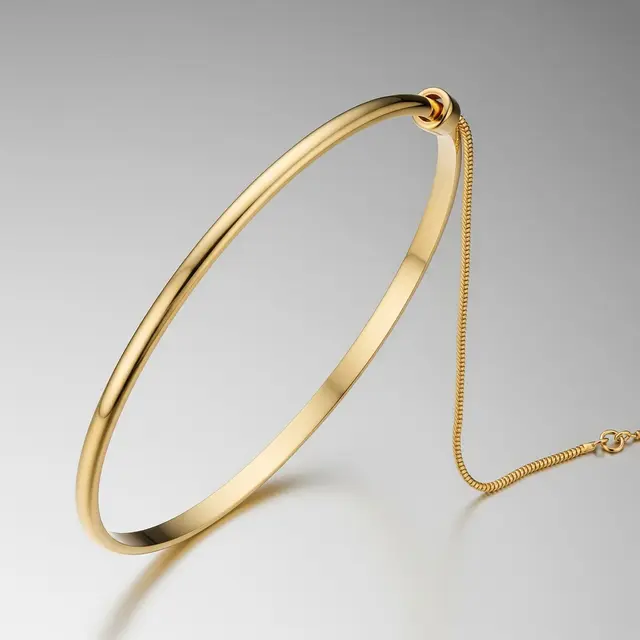 9 Model Gelang Emas Bangle Kombinasi Snake Chain untuk Tampilan Elegan, Memikat Hati
