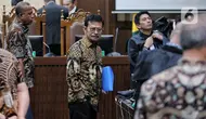 Pada kasus ini, Syahrul Yasin Limpo diduga melakukan pemerasan dan gratifikasi bersama Muhammad Hatta dan Kasdi Subagyono. (Liputan6.com/Angga Yuniar)