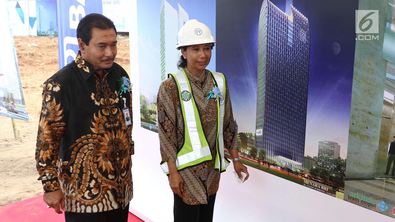 Menteri BUMN Rini Soemarno Resmikan Groundbreaking Menara BNI