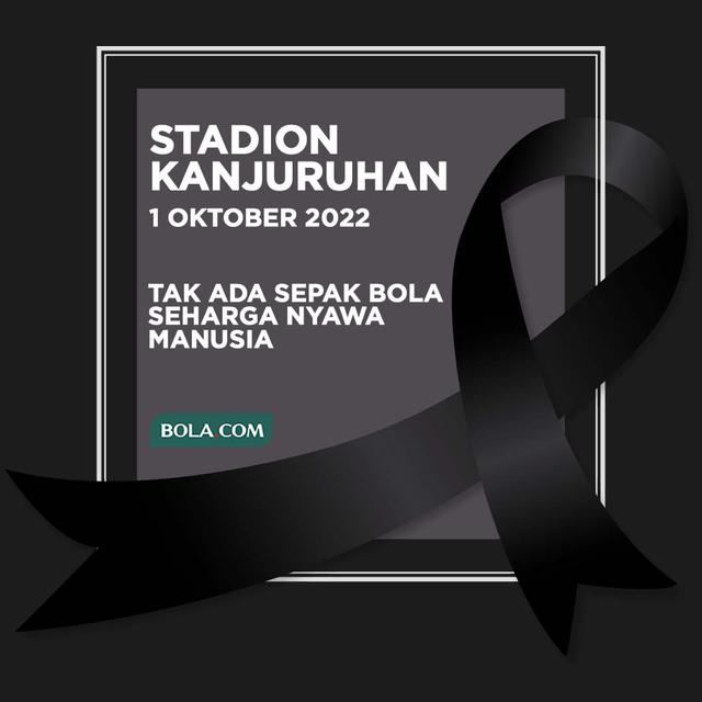 Ilustrasi - Duka Cita Sepak Bola Warna Hitam - Stadion Kanjuruhan 1 Oktober 2022_Ver 2