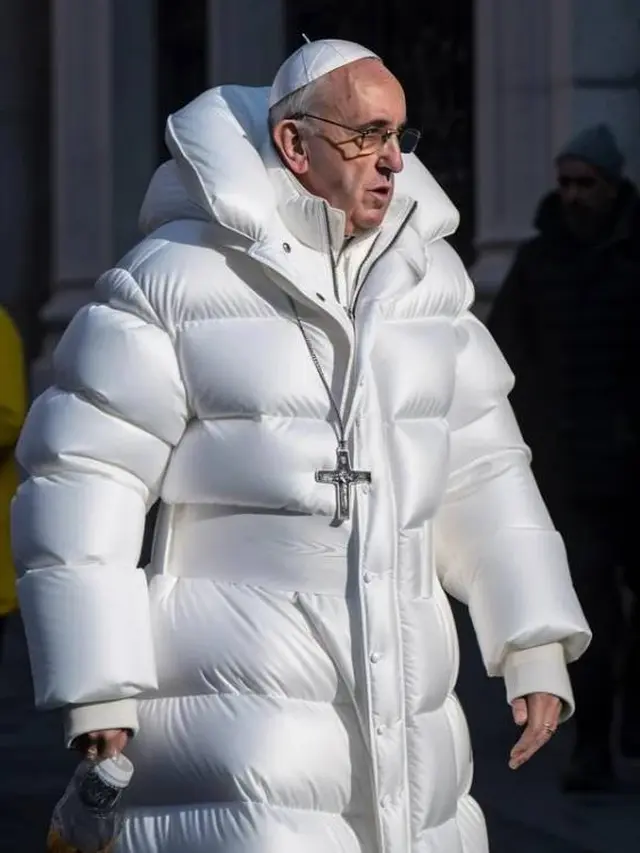 Foto Paus Fransiskus hasil rekayasa AI