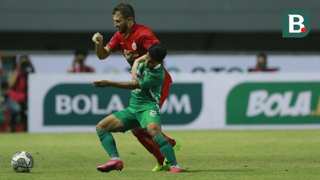Foto: Yann Motta Bawa Persija Unggul Sementara atas PSS di Pertandingan BRI Liga 1