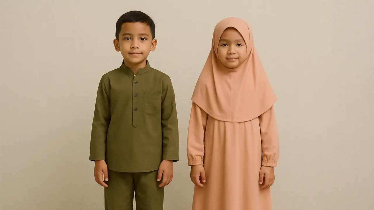 Baju Anak Muslim yang Timeless (Foto: ChatGPT)