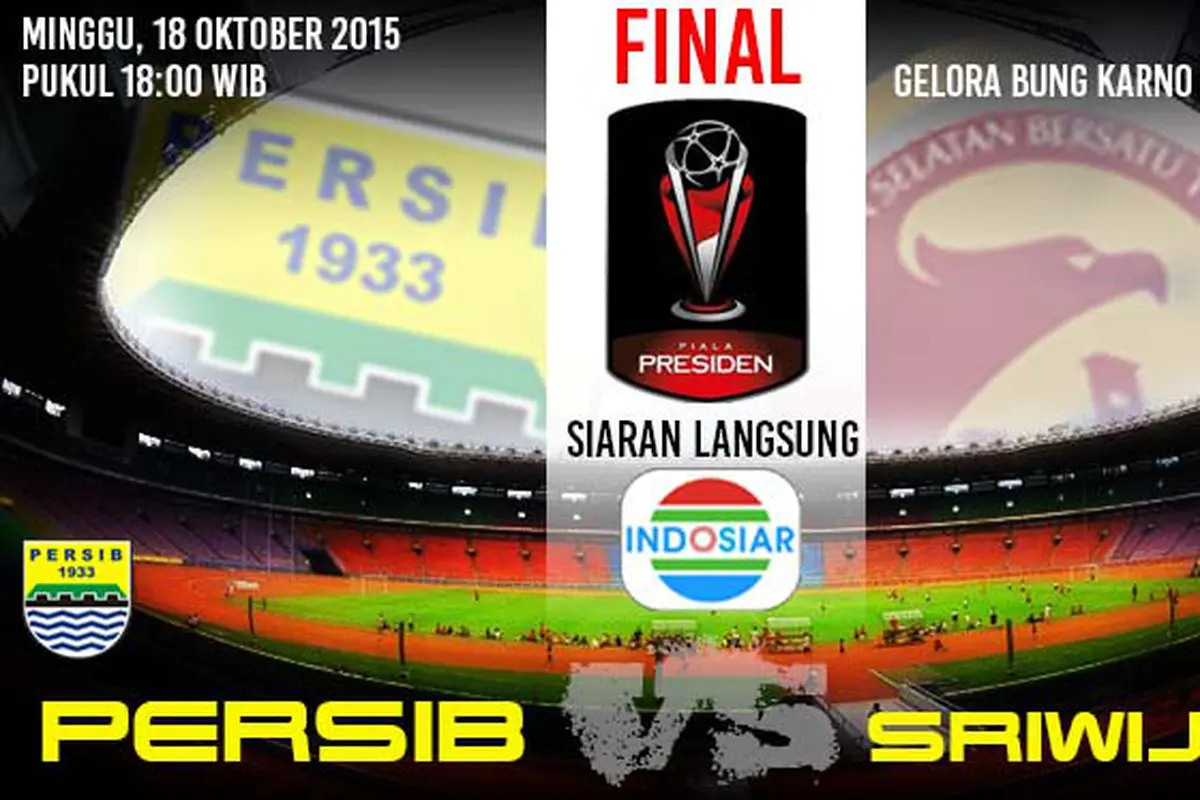 jadwal pertandingan persib vs sriwijaya