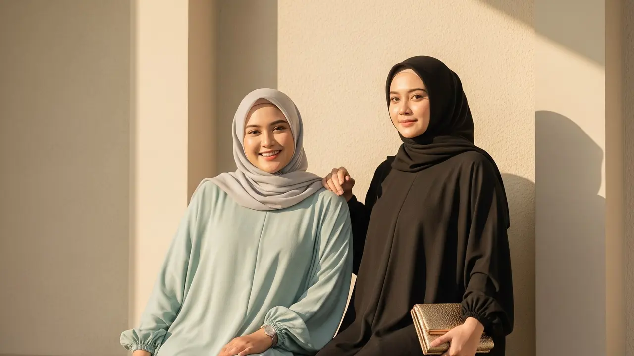Model Gamis untuk Badan Besar & Tinggi