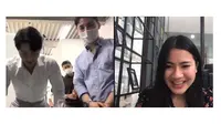 Felicya bisa video call bareng aktor Korea, ungkap ngidamnya terpenuhi. (Sumber: YouTube/FELITOgether Official)