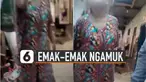 Nasabah emak-emak ngamuk hingga memaki sang penagih di sebuah gang.