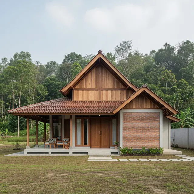 Desain Rumah Sederhana 3 Kamar di Kampung