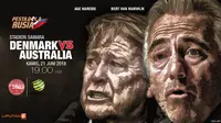 Denmark vs Australia (Liputan6.com/Abdillah)